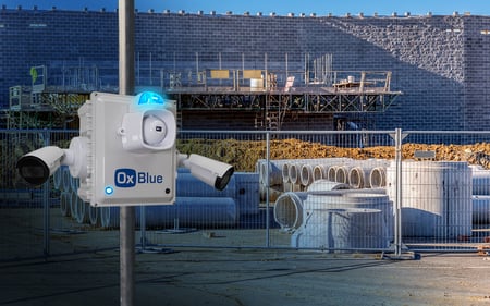 Construction camera building jobsite security system